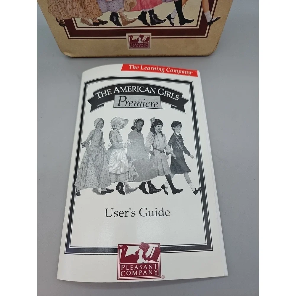 American Girl Doll Metal Tin Box & Book  Premiere Learning Pleasant Company